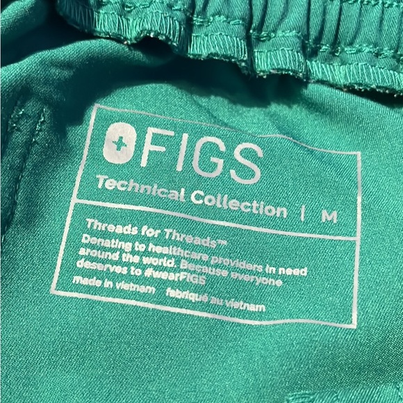 Figs scrubs pants Forest Green - Picture 2 of 2